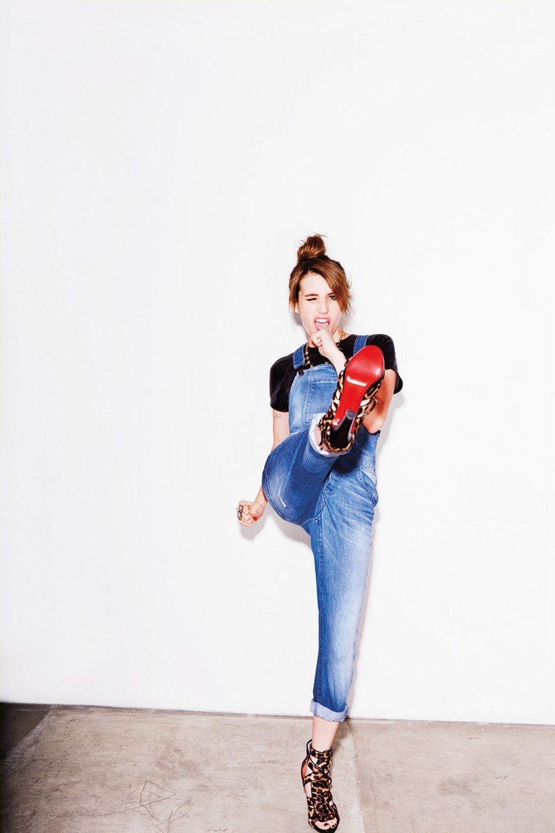 Emma Roberts na capa da Nylon
