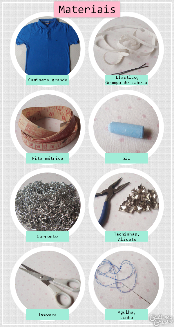 DIY chain dress | DIY vestido com correntes | DIY fashion | More details on https://cademeuchapeu.com/diy-vestido-com-correntes