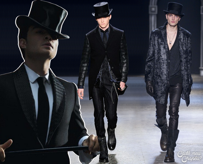 Chapéus masculinos | Men's hats | Male hat | Cartola | Top hat | https://cademeuchapeu.com