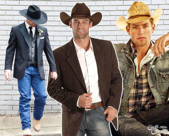 Chapéus masculinos | Men's hats | Male hat | Cowboy | https://cademeuchapeu.com