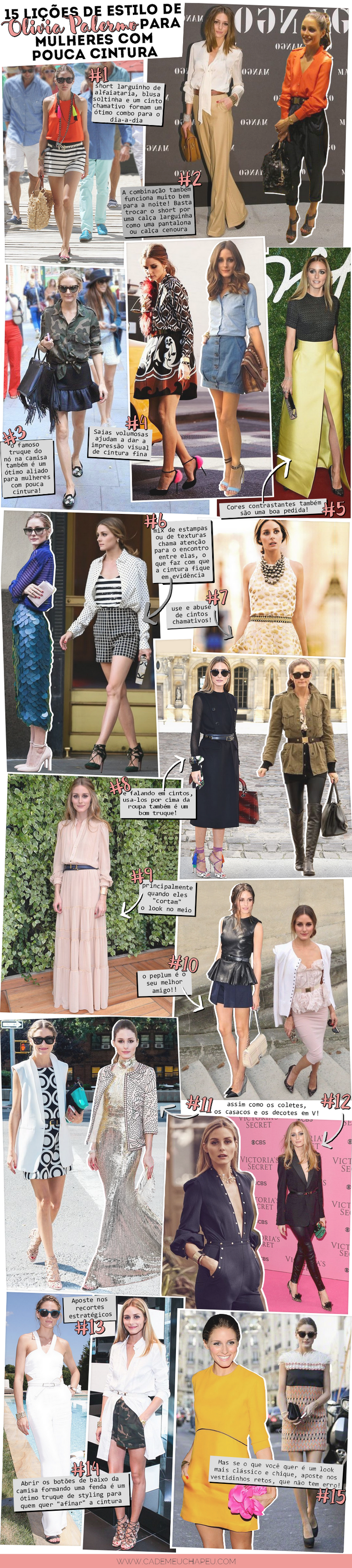 Olivia Palermo | Pouca cintura | https://cademeuchapeu.com