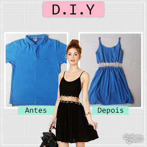 D.I.Y Vestido com correntes - instagram