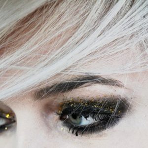 blackyellowglittereyes